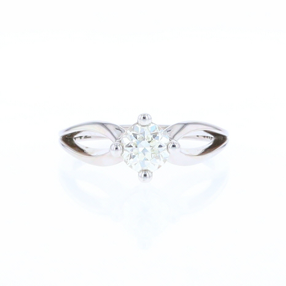 0.96ctw Solitaire Engagement Ring White Gold