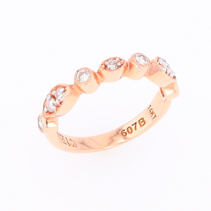 Simply Vintage Wedding Band (Rose Gold)