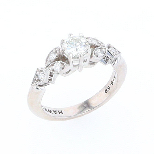 Classic Vintage Engagement Ring 0.71ctw