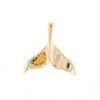 Whale Tail Necklaces Natural Nuggets Inlaid Sea Life Pendant