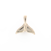 Whale Tail Necklaces Natural Gold Quartz and Nuggets Inlaid Pendant