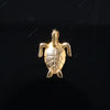 Opal Pendant Inlaid Realistic Design Sea Turtle