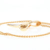 Whale Tail Necklaces Natural Gold Quartz and Nuggets Inlaid Pendant (G1)
