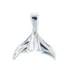 White Gold Whale Tail Pendant Natural Nuggets Inlaid Sea Life Pendant