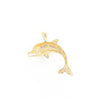 Textured Dolphin Pendant