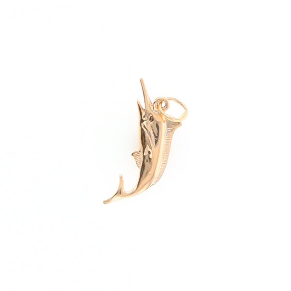 Yellow Gold Sailfish Pendant