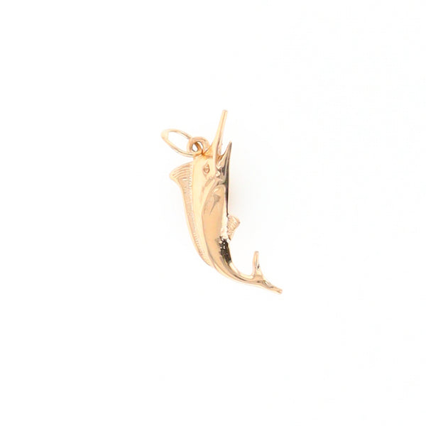 Yellow Gold Sailfish Pendant