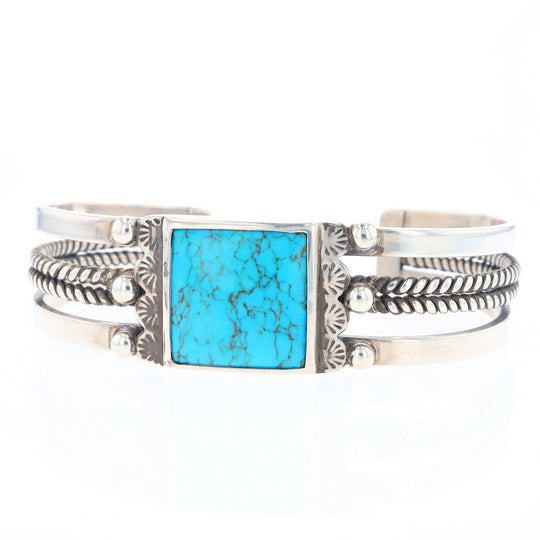Relios Jewelry Carolyn Pollack Turquoise Beaded Native Cuff
