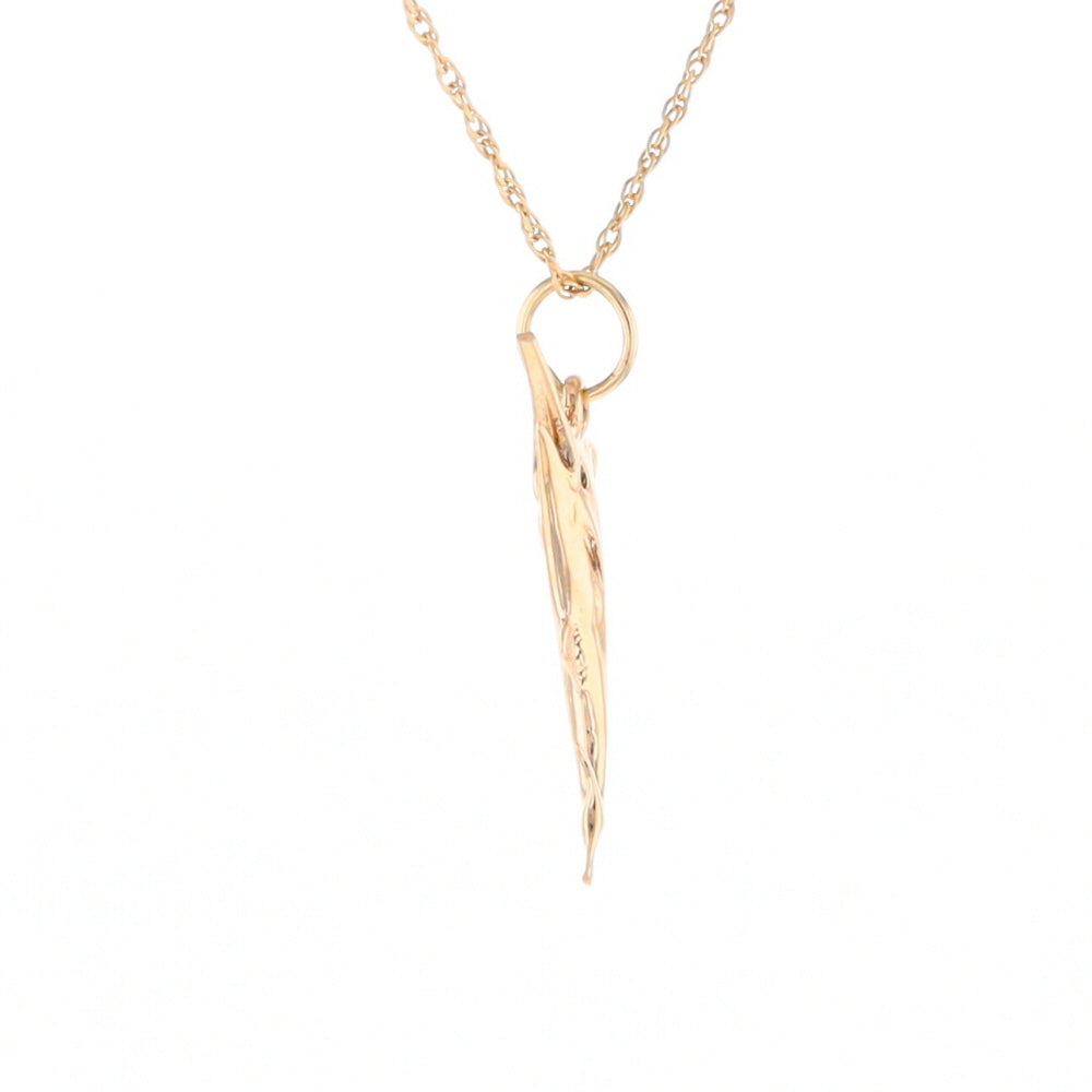Yellow Gold Sailfish Pendant