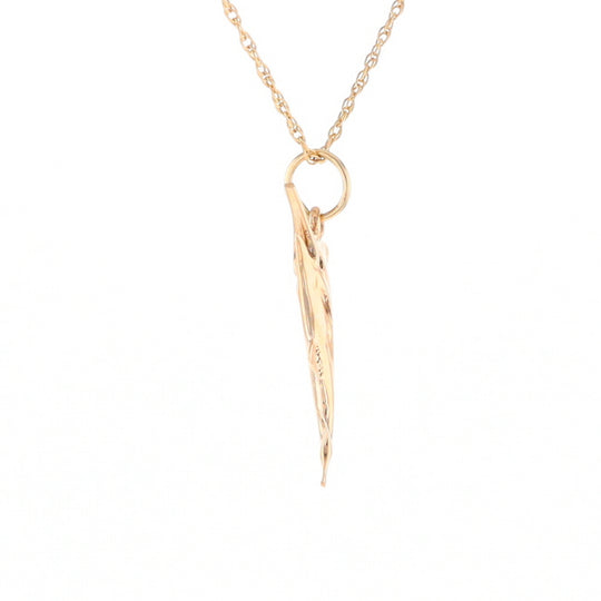 Yellow Gold Sailfish Pendant