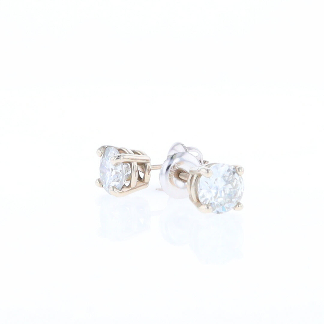 2.07ctw Diamond Stud Earrings