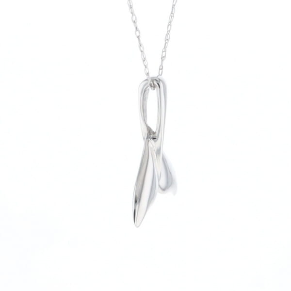 Whale Tail Pendant 14Kt Gold High Polish Realistically Designed