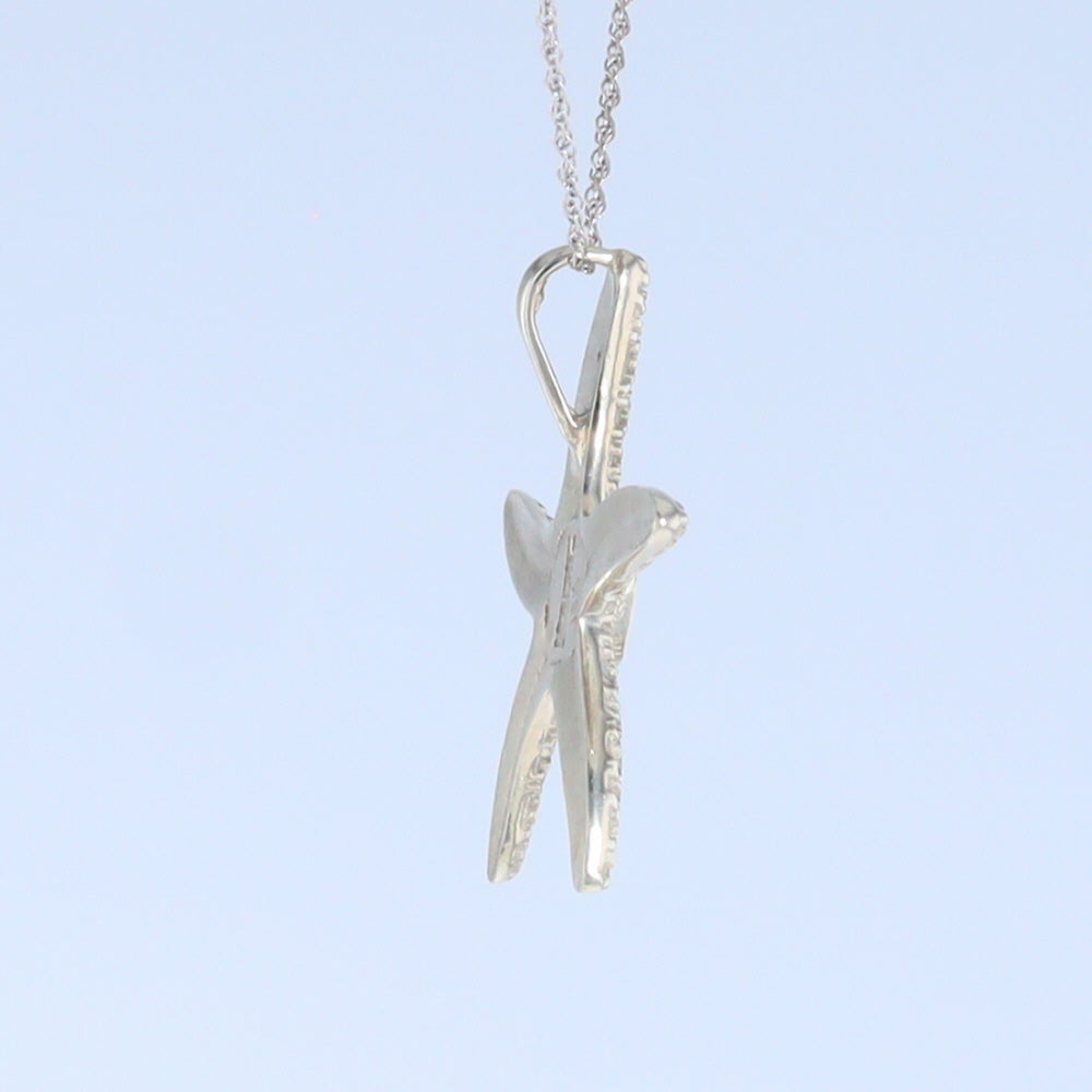 Opal Pendant Inlaid Realistic Star Fish Sea Life Design