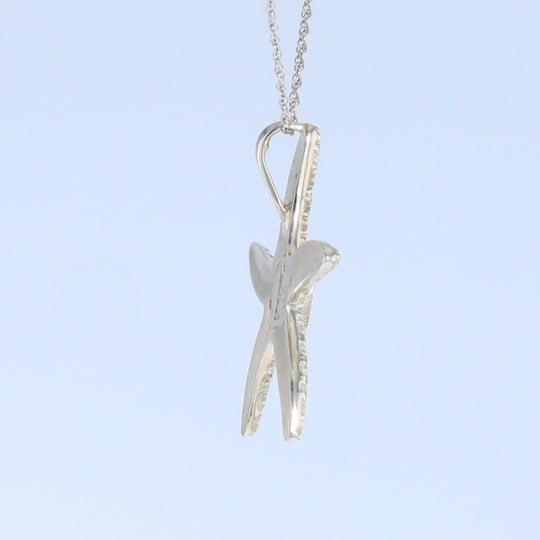 Opal Pendant Inlaid Realistic Star Fish Sea Life Design