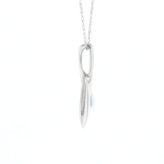 Whale Tail Pendant 14Kt Gold High Polish Realistically Designed