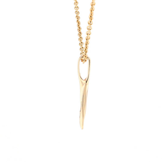 Whale Tail Necklaces Natural Gold Quartz and Nuggets Inlaid Pendant