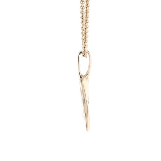 Whale Tail Necklaces Natural Gold Quartz and Nuggets Inlaid Pendant