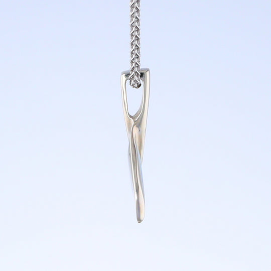 Whale Tail Pendant Natural Opal Single Sided Inlaid Sea Life Pendant