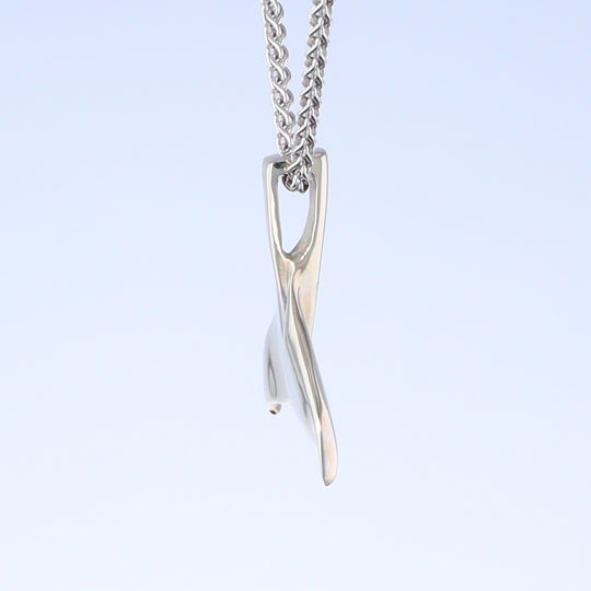 Whale Tail Pendant Natural Opal Single Sided Inlaid Sea Life Pendant