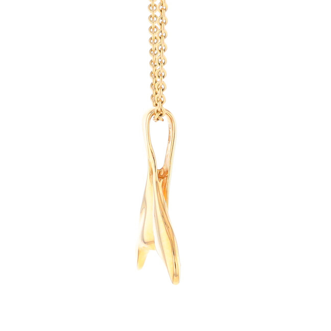 Whale Tail Necklaces Natural Nuggets Inlaid Sea Life Pendant