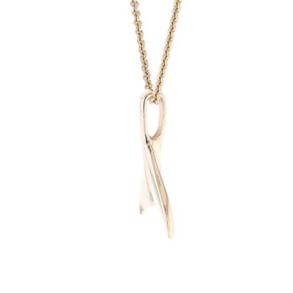 Whale Tail Necklaces Natural Gold Quartz and Nuggets Inlaid Pendant