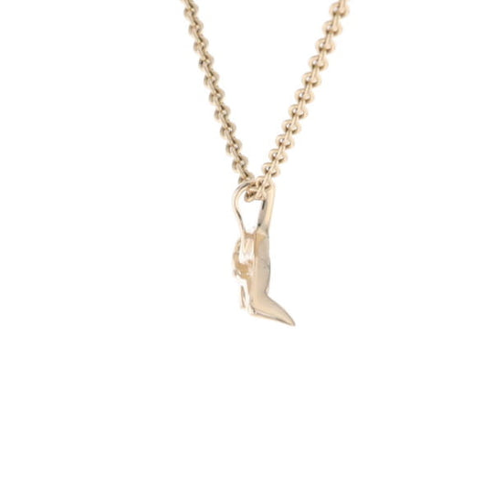 Gold Quartz Necklace Orca Killer Whale Inlaid Sea Life Pendant