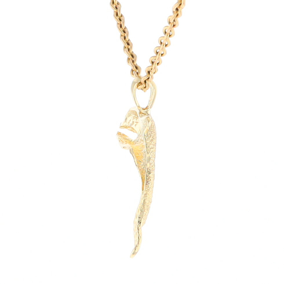 Textured Dolphin Pendant