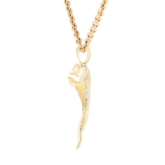 Textured Dolphin Pendant