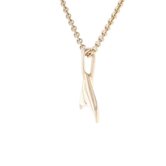 Whale Tail Gold Quartz Double Sided Inlaid Sea Life Pendant