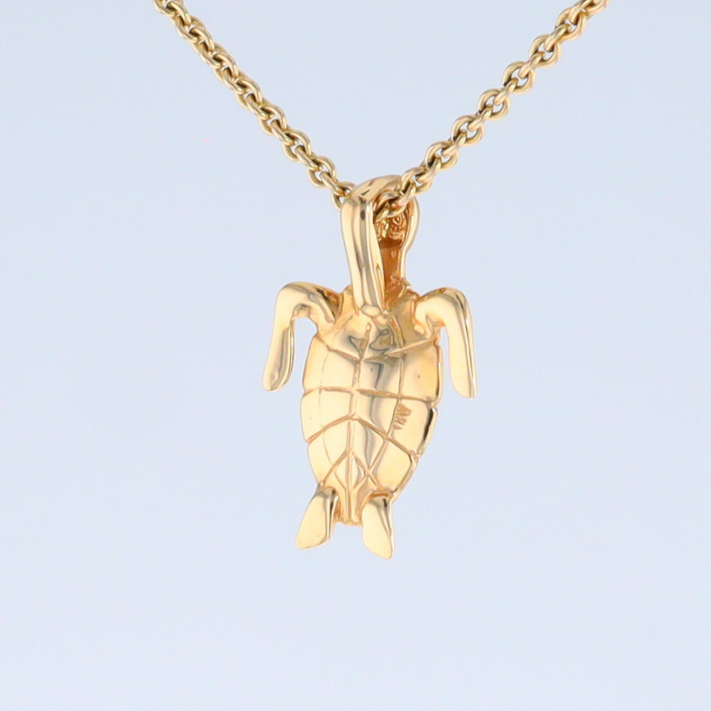 Opal Pendant Inlaid Realistic Design Sea Turtle