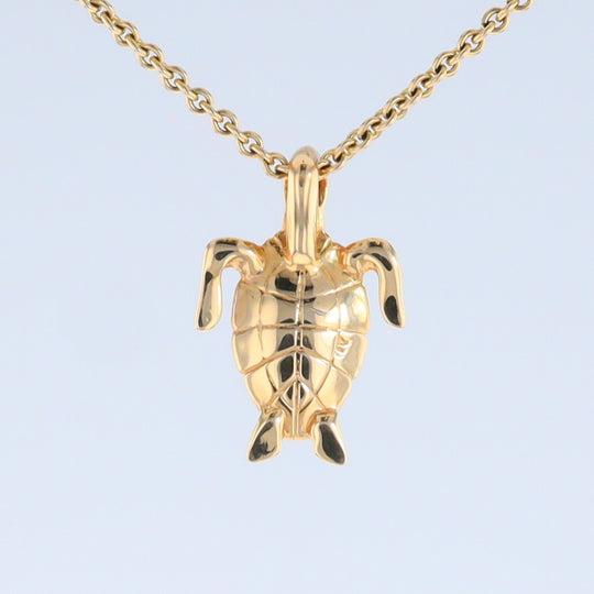 Opal Pendant Inlaid Realistic Design Sea Turtle