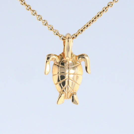 Opal Pendant Inlaid Realistic Design Sea Turtle
