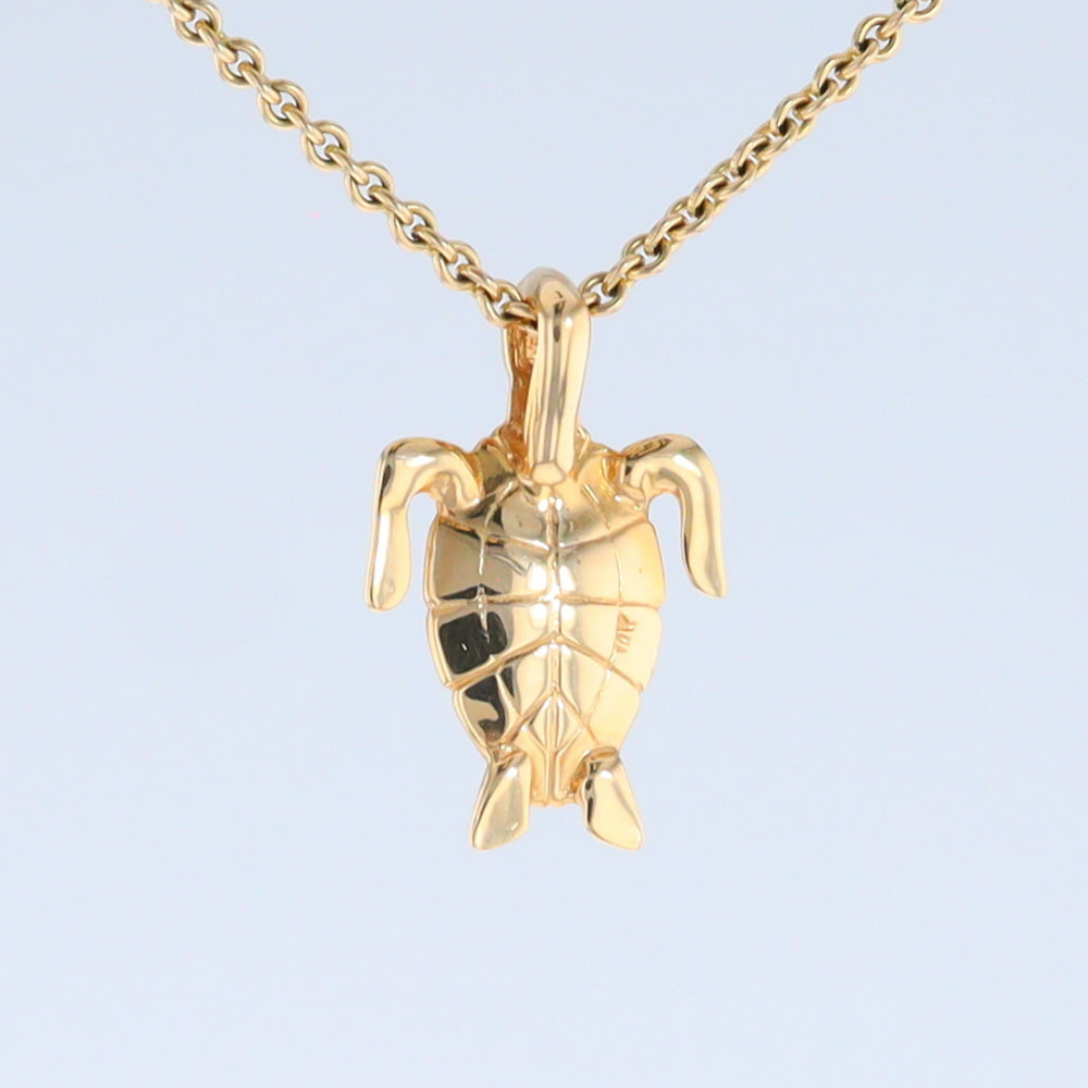 Opal Pendant Inlaid Realistic Design Sea Turtle