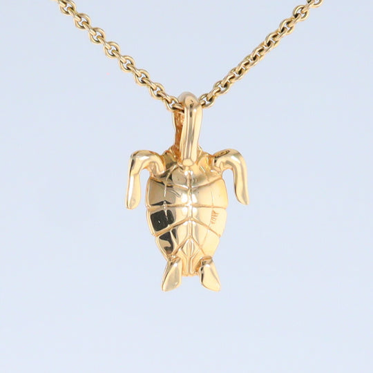 Opal Pendant Inlaid Realistic Design Sea Turtle