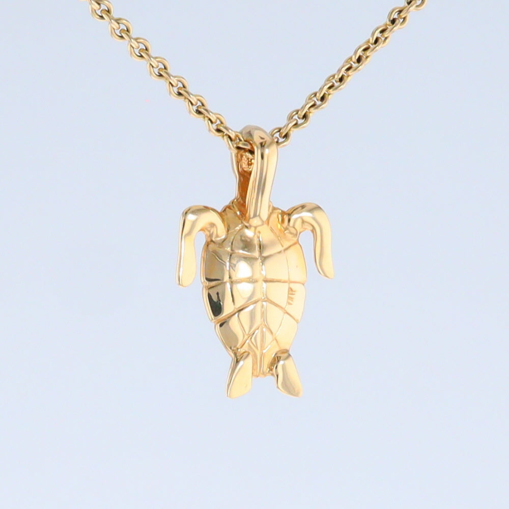 Opal Pendant Inlaid Realistic Design Sea Turtle