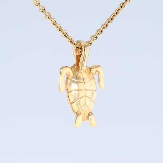 Opal Pendant Inlaid Realistic Design Sea Turtle