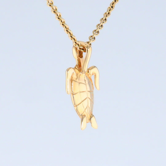 Opal Pendant Inlaid Realistic Design Sea Turtle