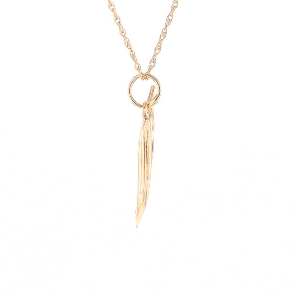 Yellow Gold Sailfish Pendant