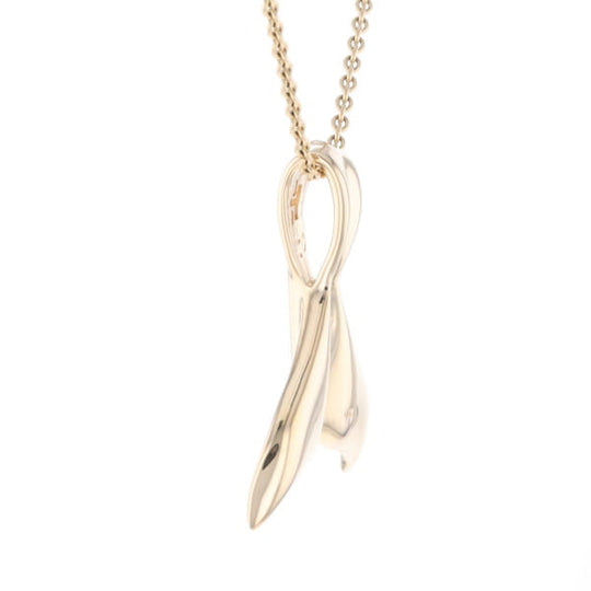 Whale Tail Natural Gold Nuggets Inlaid Pendant XL