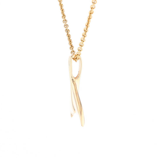 Whale Tail Necklaces Natural Gold Quartz and Nuggets Inlaid Pendant