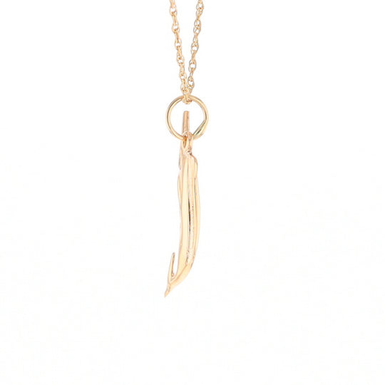 Yellow Gold Sailfish Pendant