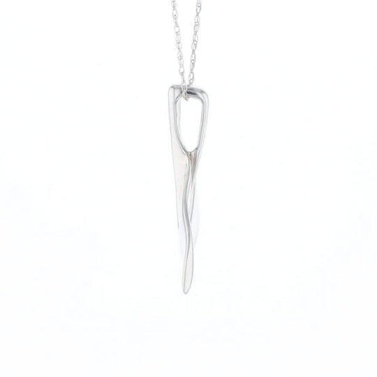 Whale Tail Pendant 14Kt Gold High Polish Realistically Designed
