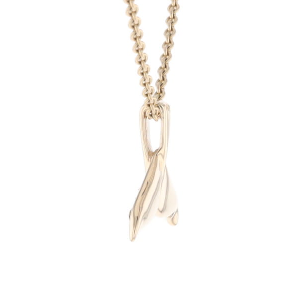 Whale Tail Necklaces Natural Gold Quartz and Nuggets Inlaid Pendant