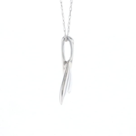 Whale Tail Pendant 14Kt Gold High Polish Realistically Designed