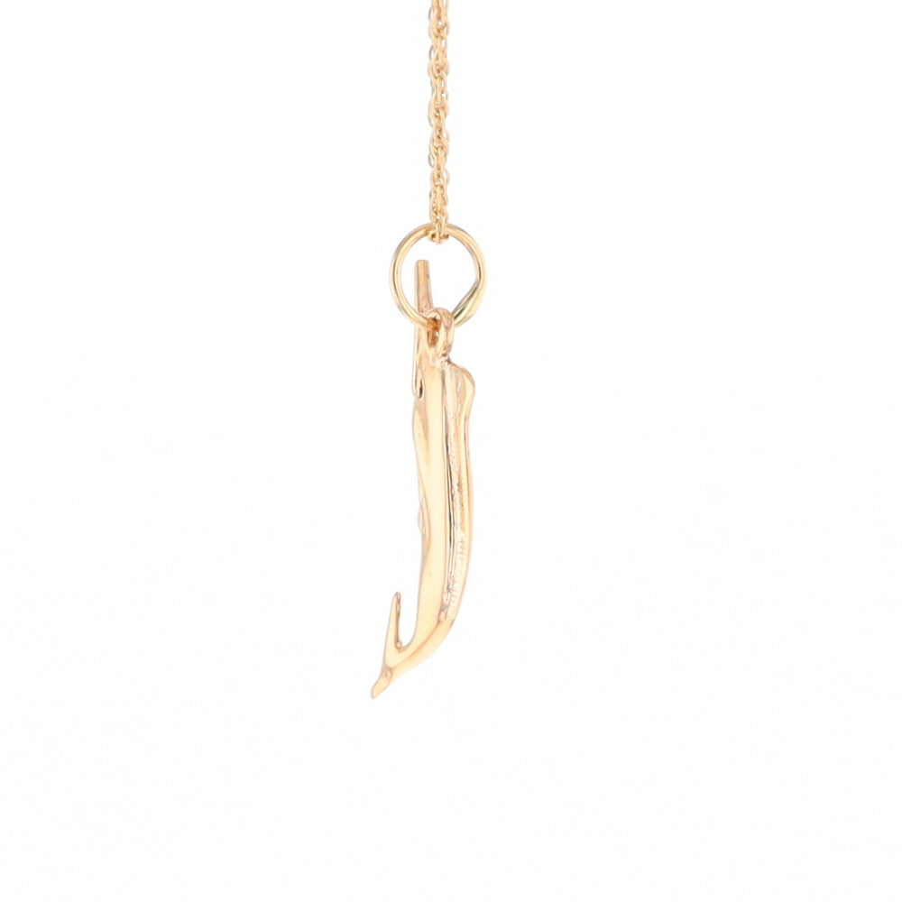 Yellow Gold Sailfish Pendant