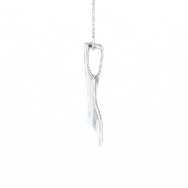 Whale Tail Pendant 14Kt Gold High Polish Realistically Designed