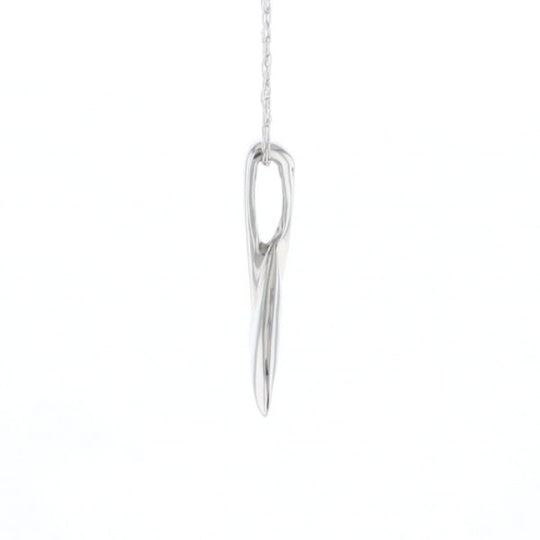 Whale Tail Pendant 14Kt Gold High Polish Realistically Designed