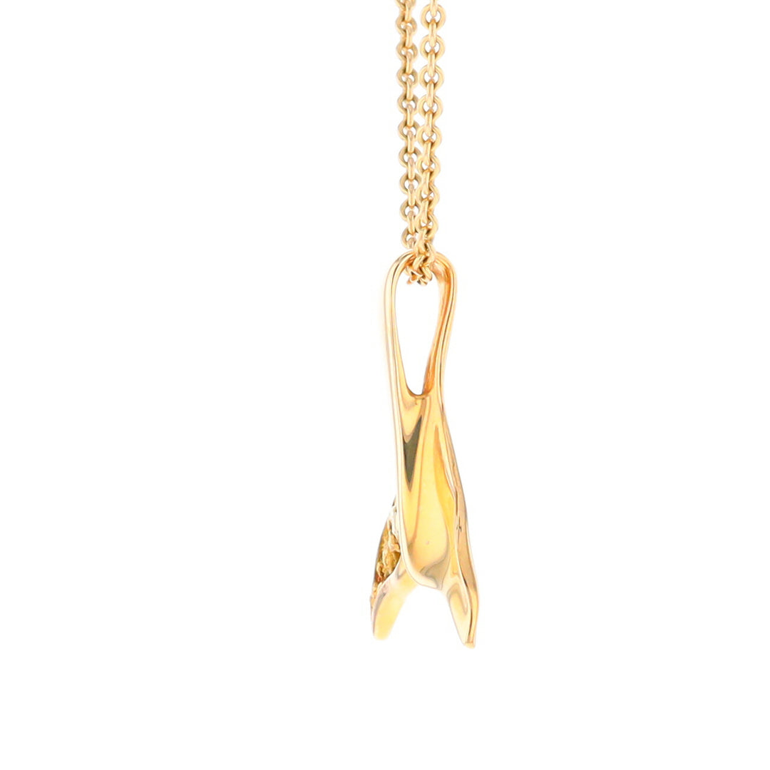 Whale Tail Necklaces Natural Nuggets Inlaid Sea Life Pendant