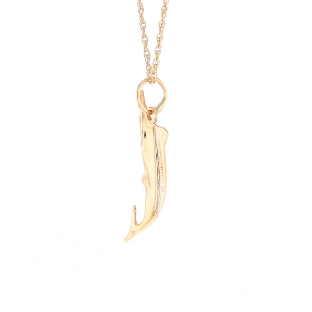 Yellow Gold Sailfish Pendant