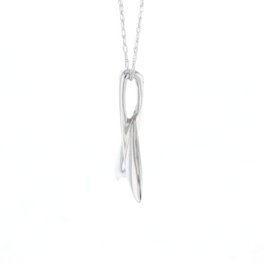 Whale Tail Pendant 14Kt Gold High Polish Realistically Designed